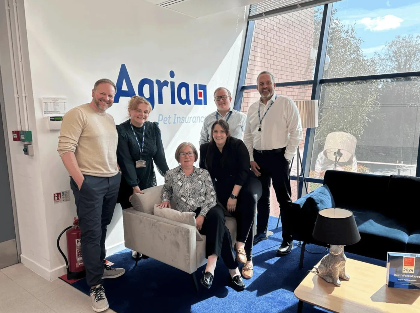 CCL consulting team at Agria Pet Insurance office